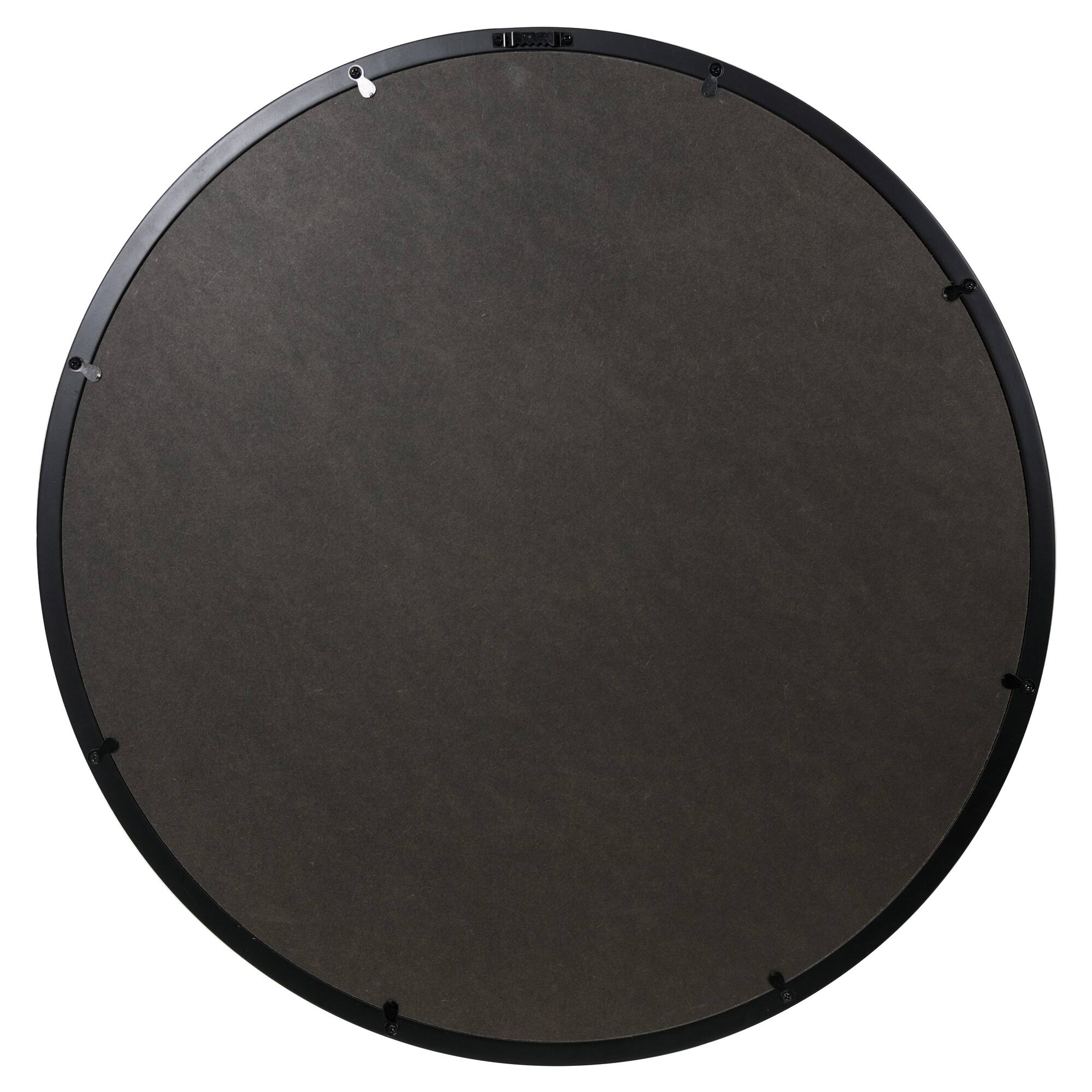 9 Opening 20.7" x 20.7" Black Round Collage Frame with Mat by Studio Décor®